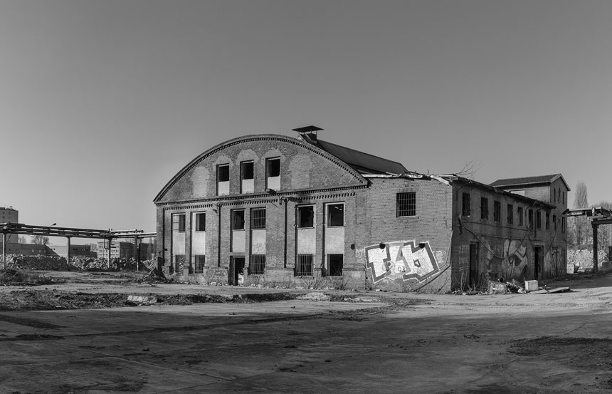 berlin, niederschöneweide, umbau, abriss, werkhalle, bmhw, schöneweide, werkhallen, ddr, standort, alte hallen, neubau, baulücken