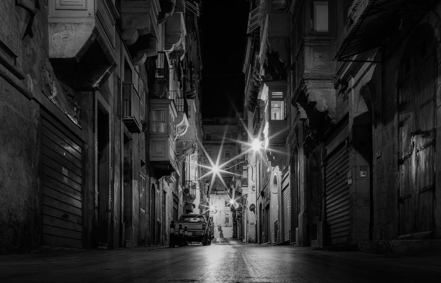 Malta Valletta maltese Streets Night Photography Nightshot